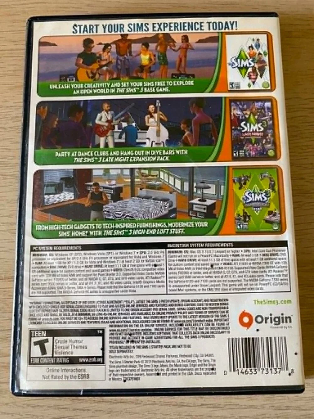 Sims 3 Starter Pack (PC Games) Lot - Plus Sims 3 Pets Expansion Pack